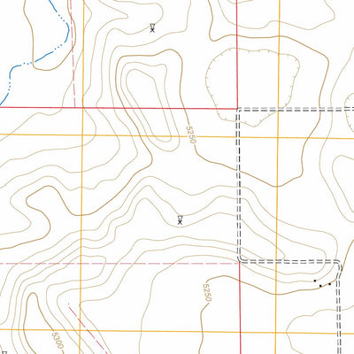 US Forest Service - Topo Bushnell SW, NE - CO FSTopo Legacy digital map