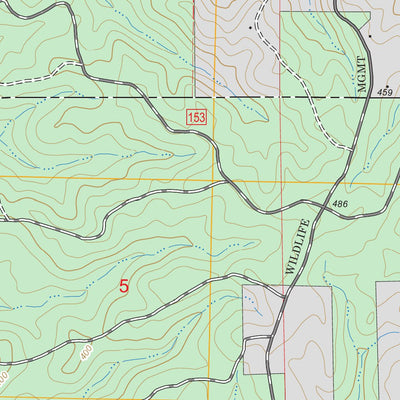 US Forest Service - Topo Busy Corner, MS FSTopo Legacy digital map