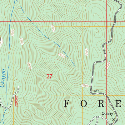 US Forest Service - Topo Butler Butte, OR FSTopo Legacy digital map