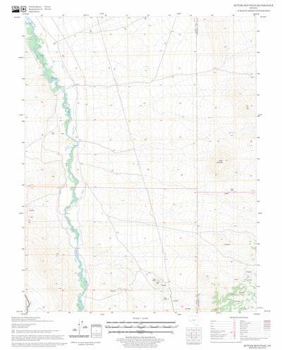 US Forest Service - Topo Butler Mountain, NV FSTopo Legacy digital map