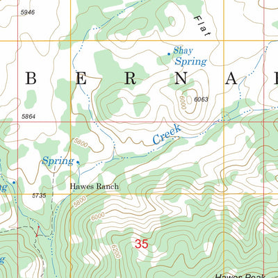 US Forest Service - Topo Butler Peak, CA FSTopo Legacy digital map