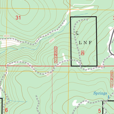 US Forest Service - Topo Butte Meadows, CA FSTopo Legacy digital map