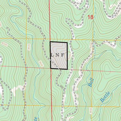 US Forest Service - Topo Butte Meadows, CA FSTopo Legacy digital map