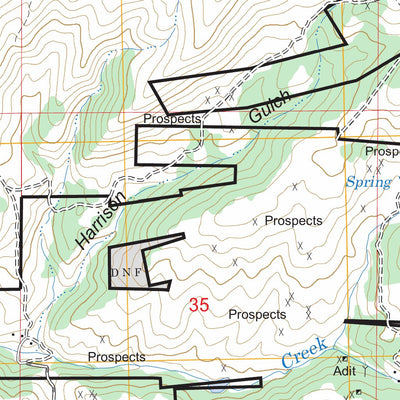 US Forest Service - Topo Butte North, MT FSTopo Legacy digital map