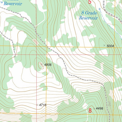 US Forest Service - Topo Buttes of the Gods, OR FSTopo Legacy digital map