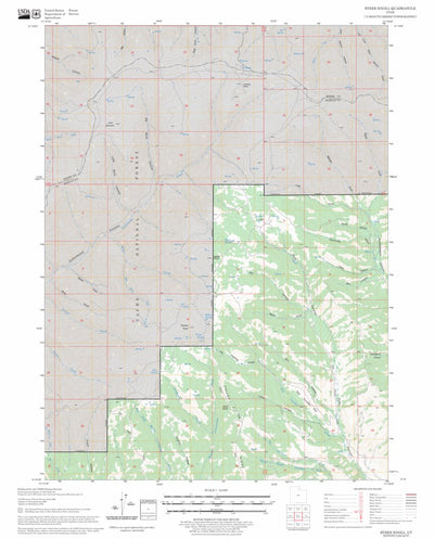 US Forest Service - Topo Bybee Knoll, UT FSTopo Legacy digital map
