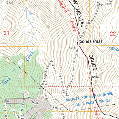US Forest Service - Topo Byers Peak, CO FSTopo Legacy digital map