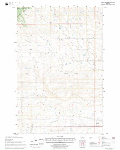 US Forest Service - Topo Byrne Creek, MT FSTopo Legacy digital map