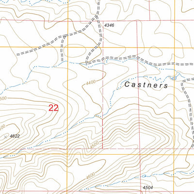US Forest Service - Topo Byrne Creek, MT FSTopo Legacy digital map