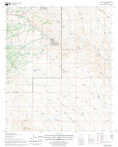US Forest Service - Topo C Bar Ranch, NM FSTopo Legacy digital map