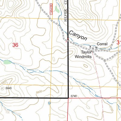 US Forest Service - Topo C Bar Ranch, NM FSTopo Legacy digital map