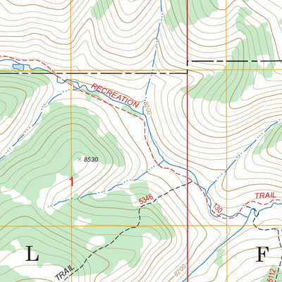 US Forest Service - Topo C Canyon, UT FSTopo Legacy digital map