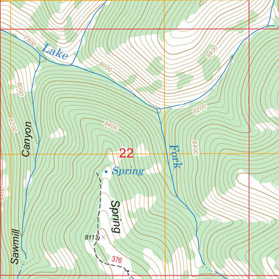 US Forest Service - Topo C Canyon, UT FSTopo Legacy digital map