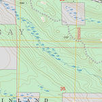 US Forest Service - Topo Cabin Lake, MN FSTopo Legacy digital map