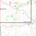 US Forest Service - Topo Cabin Lake, OR FSTopo Legacy digital map