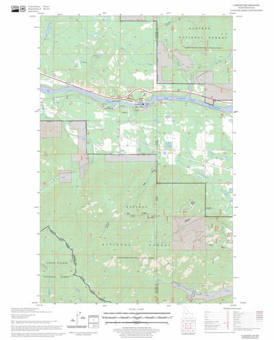 US Forest Service - Topo Cabinet, ID - MT FSTopo Legacy digital map