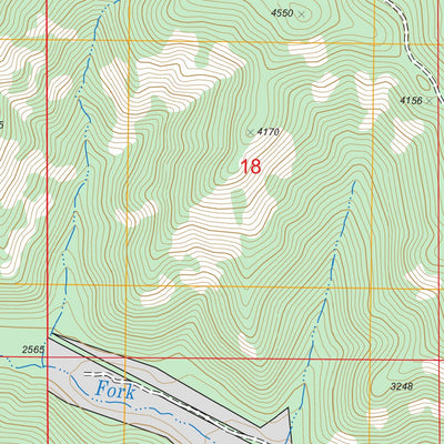 US Forest Service - Topo Cabinet, ID - MT FSTopo Legacy digital map