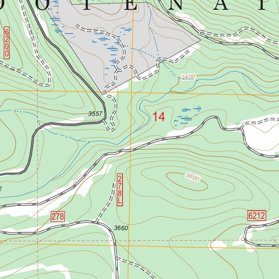 US Forest Service - Topo Cable Mountain, MT FSTopo Legacy digital map