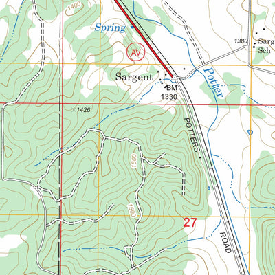 US Forest Service - Topo Cabool SE, MO FSTopo Legacy digital map