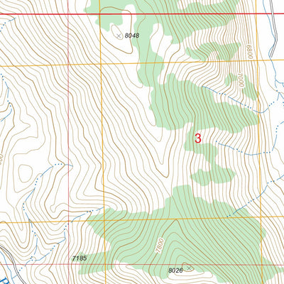 US Forest Service - Topo Caboose Canyon, MT FSTopo Legacy digital map