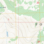 US Forest Service - Topo Cache Peak, ID FSTopo Legacy digital map