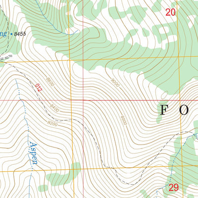 US Forest Service - Topo Cache Peak, ID FSTopo Legacy digital map