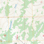 US Forest Service - Topo Cache Peak, ID FSTopo Legacy digital map
