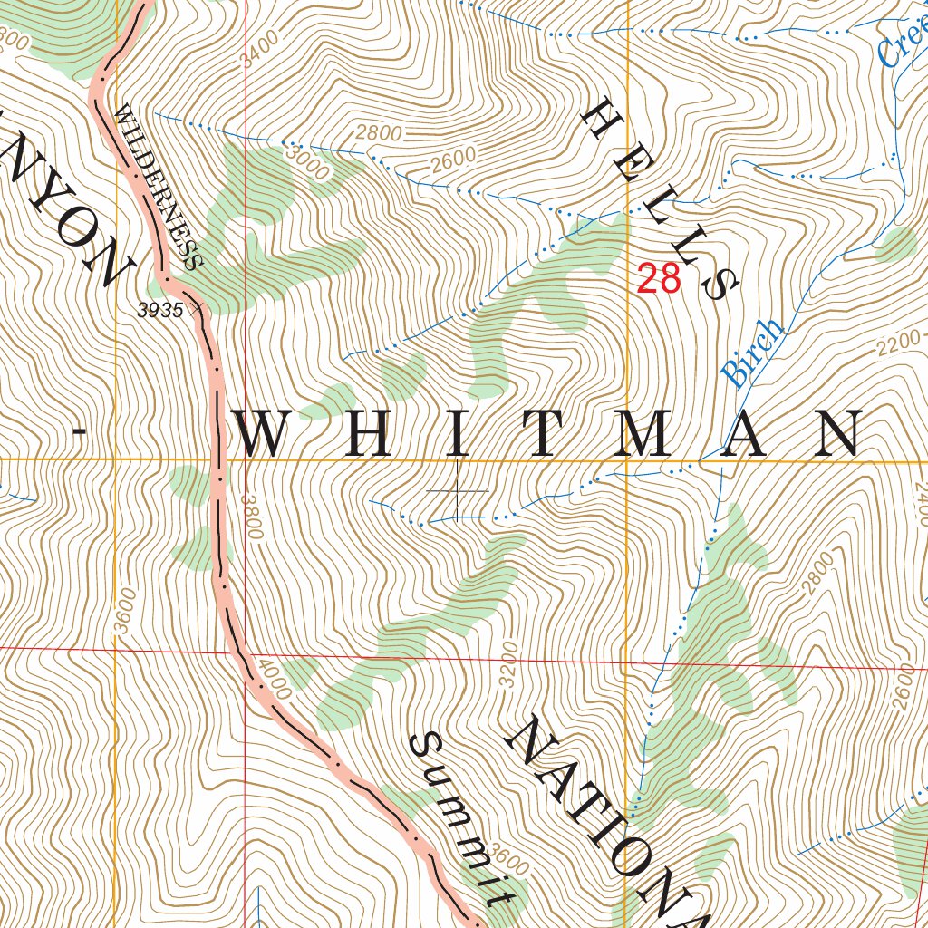 Cactus Mountain, OR - ID FSTopo Legacy Map by US Forest Service - Topo
