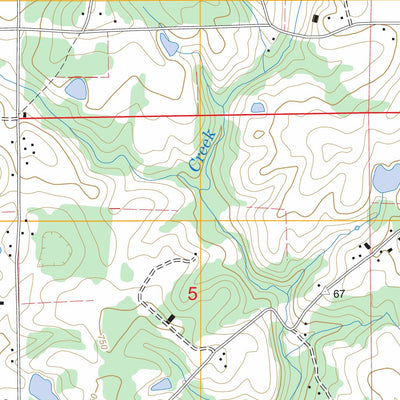US Forest Service - Topo Caddo, AL FSTopo Legacy digital map