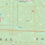 US Forest Service - Topo Caddo Gap, AR FSTopo Legacy digital map
