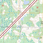 US Forest Service - Topo Cadillac South, MI FSTopo Legacy digital map