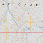 US Forest Service - Topo Cadle Butte, OR FSTopo Legacy digital map