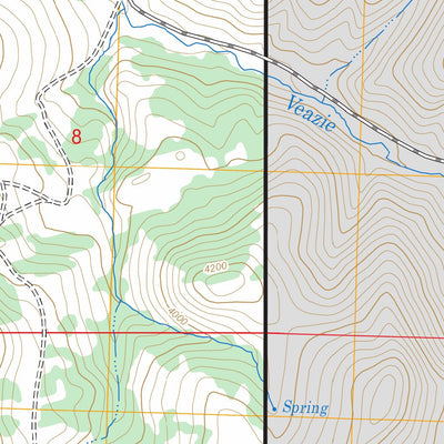 US Forest Service - Topo Cadle Butte, OR FSTopo Legacy digital map