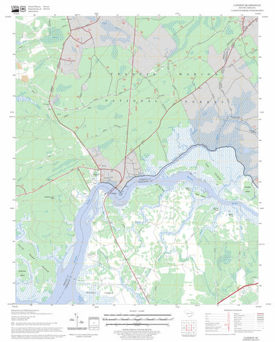 US Forest Service - Topo Cainhoy, SC FSTopo Legacy digital map