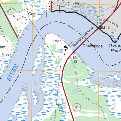 US Forest Service - Topo Cainhoy, SC FSTopo Legacy digital map