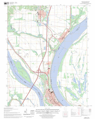 US Forest Service - Topo Cairo, IL - KY FSTopo Legacy digital map