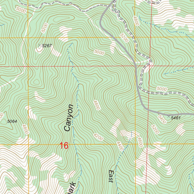 US Forest Service - Topo Cajon, CA FSTopo Legacy digital map