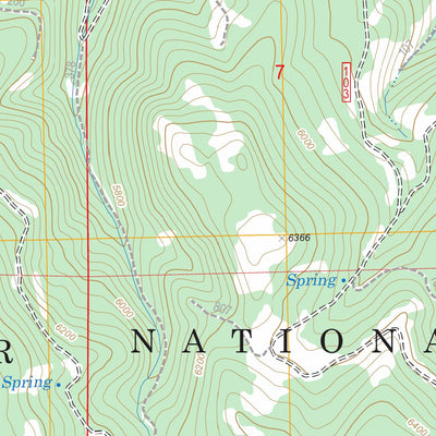 US Forest Service - Topo Calamity Butte, OR FSTopo Legacy digital map