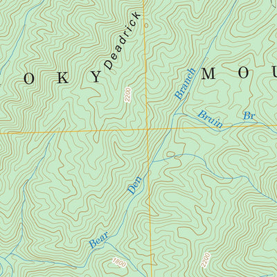 US Forest Service - Topo Calderwood, TN - NC FSTopo Legacy digital map