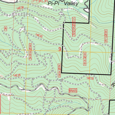 US Forest Service - Topo Caldor, CA FSTopo Legacy digital map