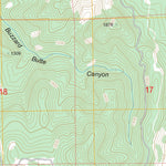 US Forest Service - Topo Calf Ranch Mountain, OR FSTopo Legacy digital map