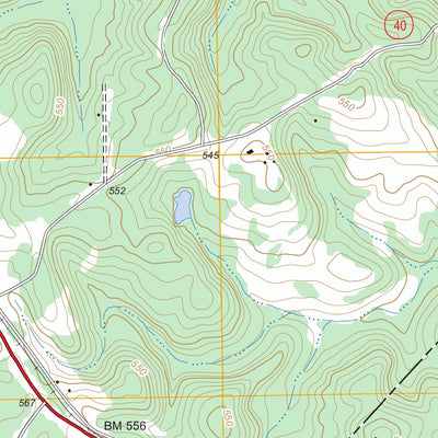 US Forest Service - Topo Calhoun Falls, SC - GA FSTopo Legacy digital map