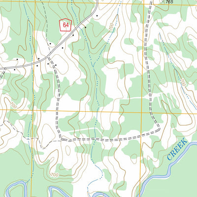 US Forest Service - Topo Calhoun NE, GA FSTopo Legacy digital map