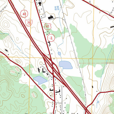 US Forest Service - Topo Calhoun North, GA FSTopo Legacy digital map