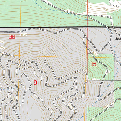 US Forest Service - Topo Calico Creek, MT FSTopo Legacy digital map