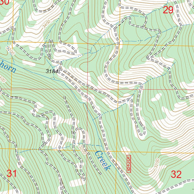 US Forest Service - Topo Calico Creek, MT FSTopo Legacy digital map