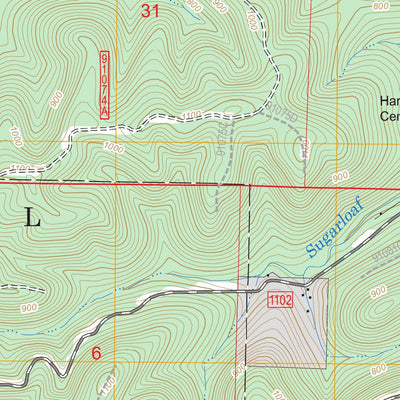 US Forest Service - Topo Calico Rock, AR FSTopo Legacy digital map
