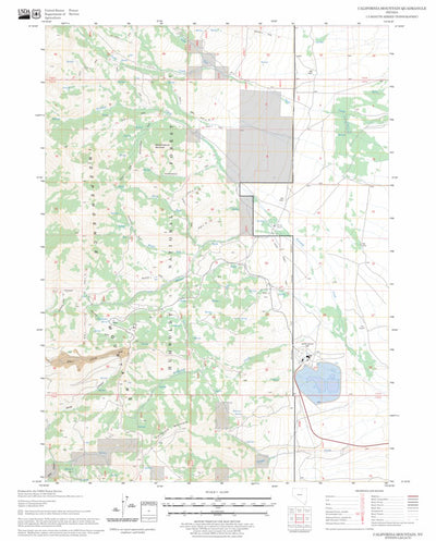 US Forest Service - Topo California Mountain, NV FSTopo Legacy digital map