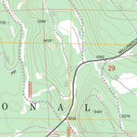 US Forest Service - Topo Calimus Butte, OR FSTopo Legacy digital map