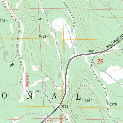 US Forest Service - Topo Calimus Butte, OR FSTopo Legacy digital map